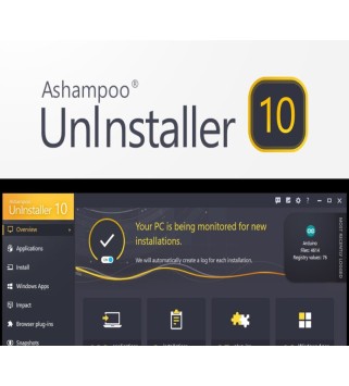 Ashampoo UnInstaller 10 Activation 2 PCs Key GLOBAL